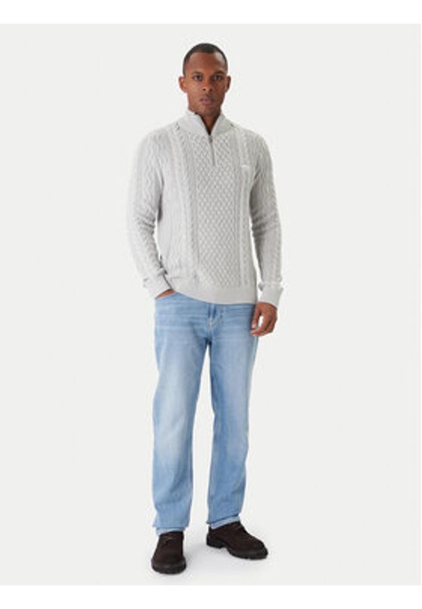 Tommy Jeans Sweter DM0DM22103 Écru Regular Fit. Materiał: bawełna