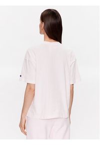 Champion T-Shirt 116249 Różowy Oversize. Kolor: różowy. Materiał: bawełna