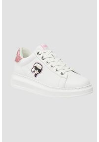 Karl Lagerfeld - KARL LAGERFELD Białe sneakersy Kapri Nft Lo Lace, Rozmiar 40. Kolor: biały