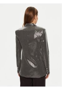 Guess Marynarka W5RN48 WGX40 Srebrny Regular Fit. Kolor: srebrny. Materiał: syntetyk #3