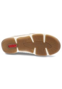 Półbuty damskie Rieker, cholewka ze skóry ekologicznej z przewiewnymi wstawkami z siateczki elastyczne sznurowanie wsuwany fason, beżowe, 55960-60. Zapięcie: sznurówki. Kolor: beżowy. Materiał: skóra ekologiczna. Szerokość cholewki: normalna #6