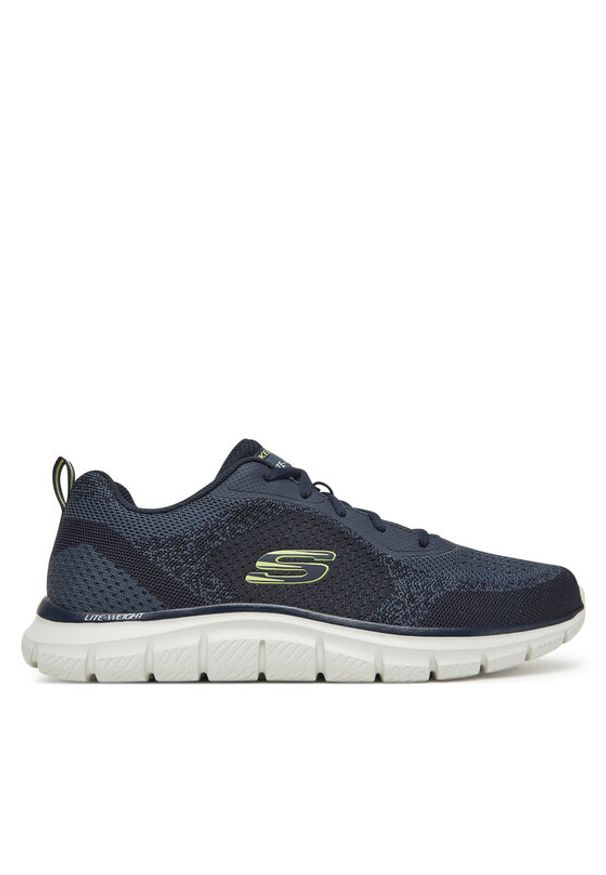 skechers - Skechers Sneakersy Track-Glendor 232699/NVLM Granatowy. Kolor: niebieski. Materiał: materiał