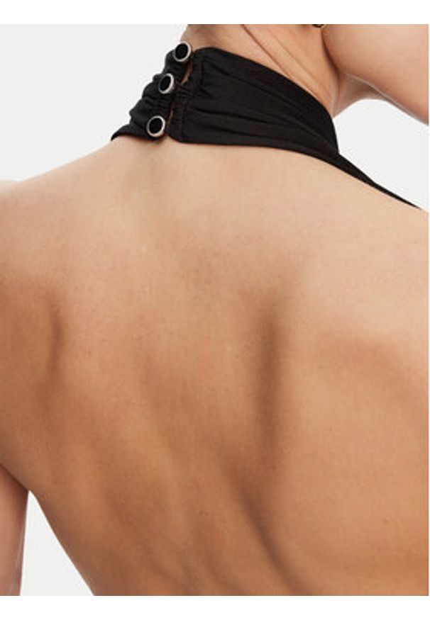 ACCESS FASHION Sukienka wieczorowa 53-3349-391 Czarny Slim Fit. Kolor: czarny. Materiał: syntetyk. Styl: wizytowy