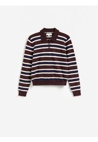 Reserved - Sweter z wełną - wielobarwny. Materiał: wełna