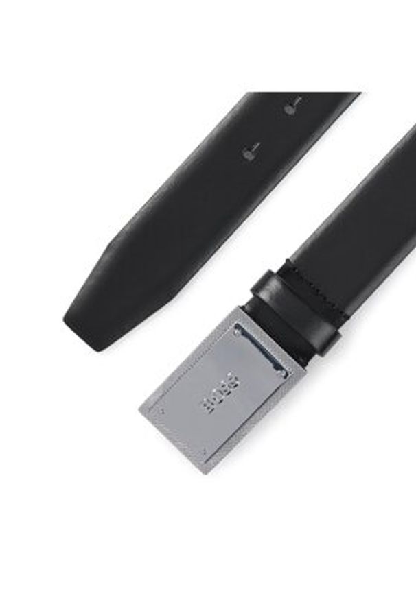 BOSS - Boss Pasek Męski 50496735 Czarny. Kolor: czarny. Materiał: skóra