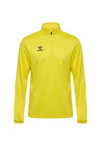 Kurtka z dresu Hummel Half. Kolor: żółty. Materiał: dresówka. Sport: fitness #1