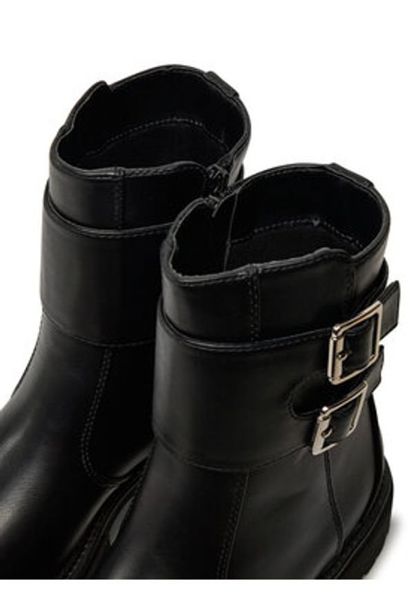 only - ONLY Botki 15329999 Czarny. Kolor: czarny. Materiał: skóra