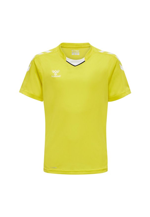 Koszulka dziecięca Hummel hmlCORE XK. Kolor: żółty. Materiał: jersey. Długość rękawa: krótki rękaw. Długość: krótkie