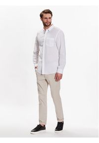 Calvin Klein Koszula K10K108664 Biały Regular Fit. Kolor: biały. Materiał: bawełna #2