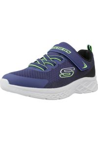 skechers - Tenisówki Skechers Model 403924l Kolor Niebieski. Zapięcie: rzepy. Kolor: niebieski. Materiał: syntetyk, tkanina, materiał. Szerokość cholewki: normalna. Model: Skechers Sport. Sport: turystyka piesza