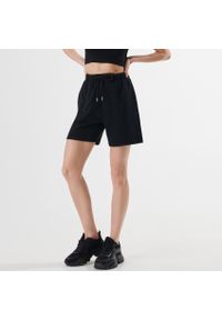 Sinsay - Szorty z wiązaniem - Czarny. Kolor: czarny #1