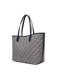 TOMMY HILFIGER - Tommy Hilfiger Torebka Th Icon Tote Jacquard AW0AW18889 Niebieski. Kolor: niebieski #5
