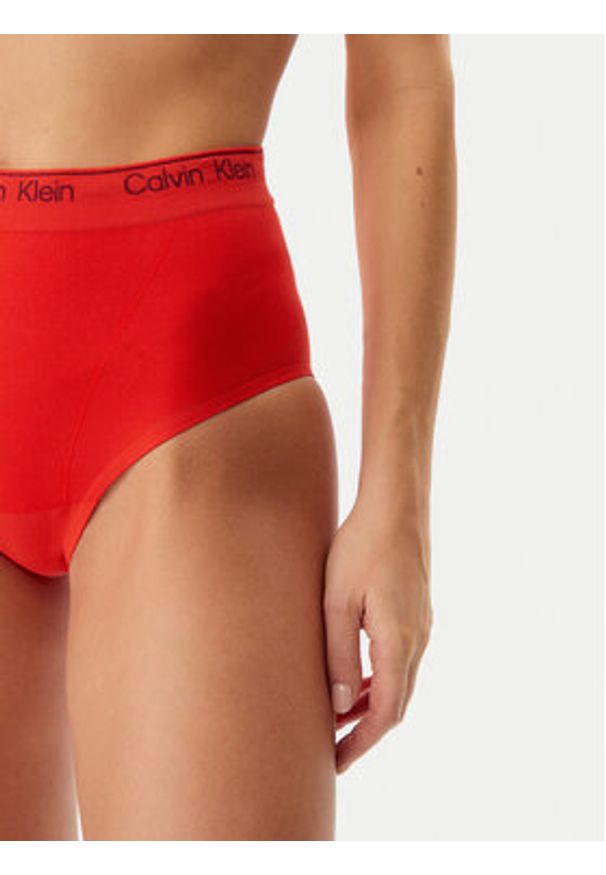 Calvin Klein Underwear Figi klasyczne z wysokim stanem LV00QF8282 Czerwony. Stan: podwyższony. Kolor: czerwony. Materiał: syntetyk