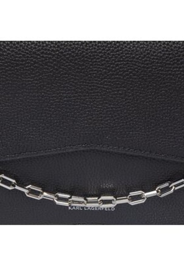 Karl Lagerfeld - KARL LAGERFELD Torebka 235W3015 Czarny. Kolor: czarny. Materiał: skórzane