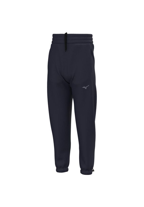 Spodnie treningowe Mizuno Athletics. Kolor: niebieski. Materiał: dresówka. Sport: fitness