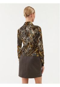Just Cavalli Bluzka 75PAL228 Żółty Slim Fit. Kolor: żółty. Materiał: wiskoza