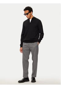 BOSS - Boss Sweter Ebenji 50528300 Czarny Regular Fit. Kolor: czarny. Materiał: wełna #3