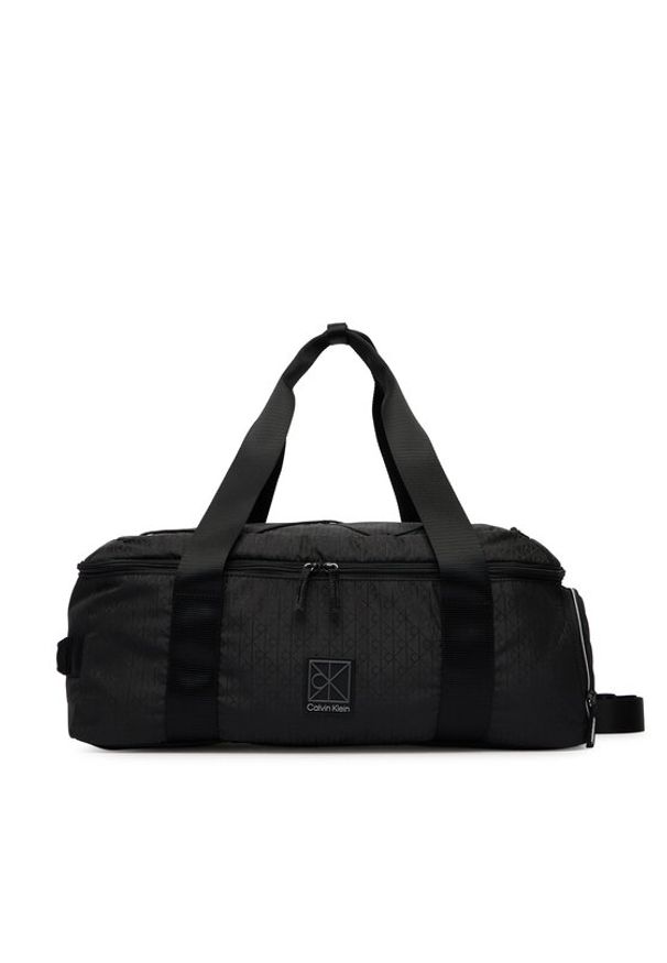 Calvin Klein Torba podróżna Utility Emblem Aop LV04D3385G Czarny. Kolor: czarny. Materiał: materiał