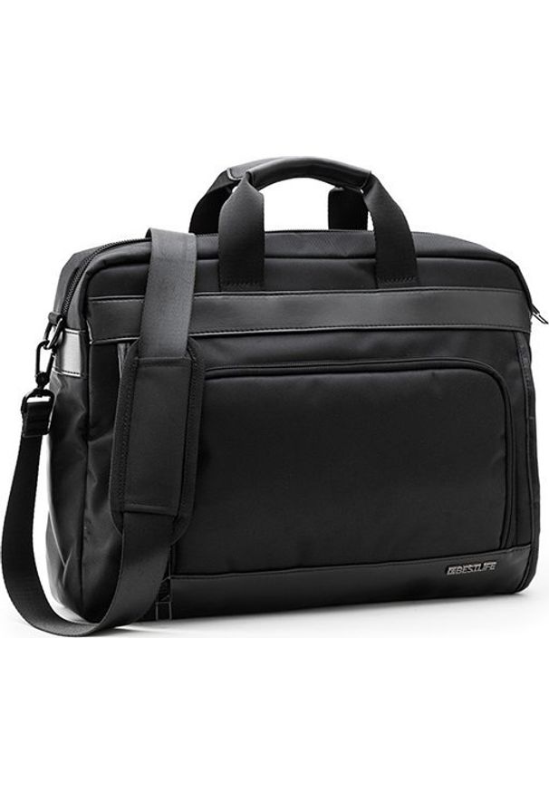 BESTLIFE - Torba Bestlife Torba na notebook 15,6", Aster, czarna, nylon, Bestlife. Kolor: czarny. Materiał: nylon