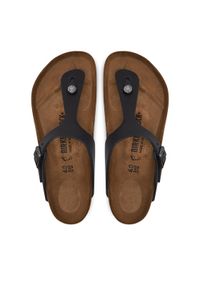 Birkenstock Japonki Gizeh Bs 845251 Czarny. Kolor: czarny. Materiał: skóra #1