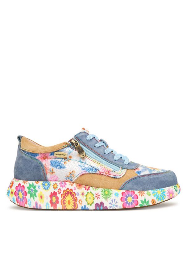 Laura Vita Sneakersy Nikito 62 Niebieski. Kolor: niebieski. Materiał: skóra
