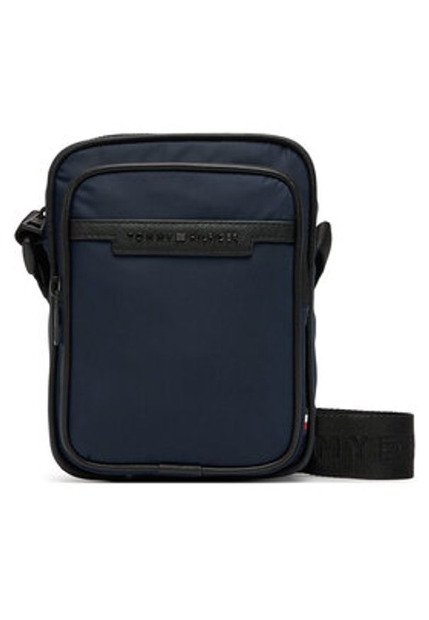 TOMMY HILFIGER - Tommy Hilfiger Saszetka Th Repreve Mini Reporter AM0AM13465 Granatowy. Kolor: niebieski. Materiał: materiał