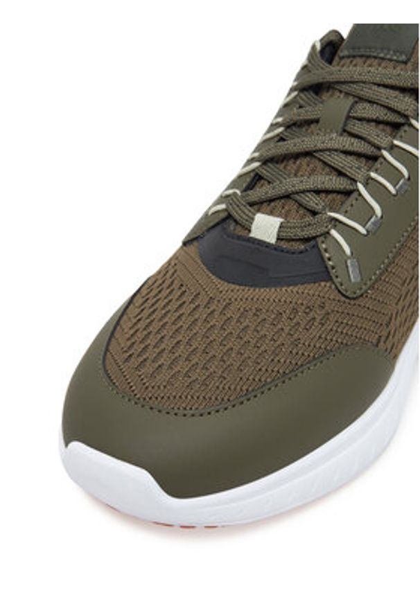 BOSS Sneakersy Ttnm Light 50536509 Zielony. Kolor: zielony. Materiał: materiał