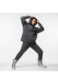 Big-Star - Srebrne Śniegowce Big Star Ocieplane Buty Damskie. Zapięcie: bez zapięcia. Kolor: srebrny. Materiał: syntetyk, materiał, skóra ekologiczna, futro. Szerokość cholewki: normalna. Sezon: zima. Obcas: na platformie. Styl: elegancki #5