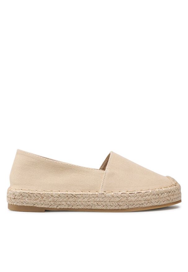 Jenny - JENNY Espadryle WSS990-106 Beżowy. Kolor: beżowy. Materiał: materiał