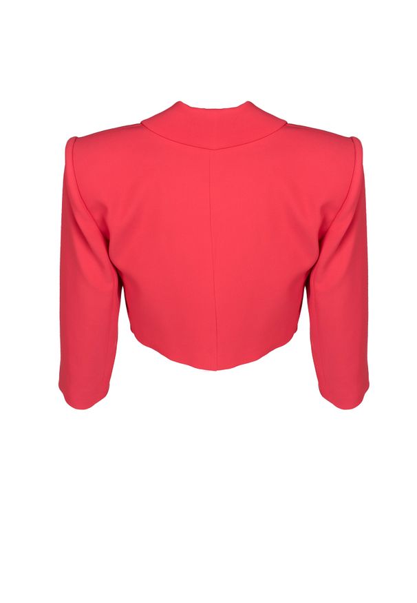 Patrizia Pepe Żakiet | DS1421/AB73 | Kobieta | Różowy. Kolor: różowy. Materiał: poliester, elastan. Długość: krótkie. Styl: elegancki