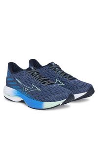 Mizuno Buty do biegania Wave Rider 28 J1GC2403 Niebieski. Kolor: niebieski. Materiał: materiał. Model: Mizuno Wave #4