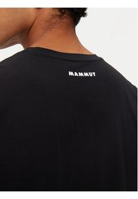 Mammut T-Shirt 1017-05891 Czarny Regular Fit. Kolor: czarny. Materiał: bawełna #3