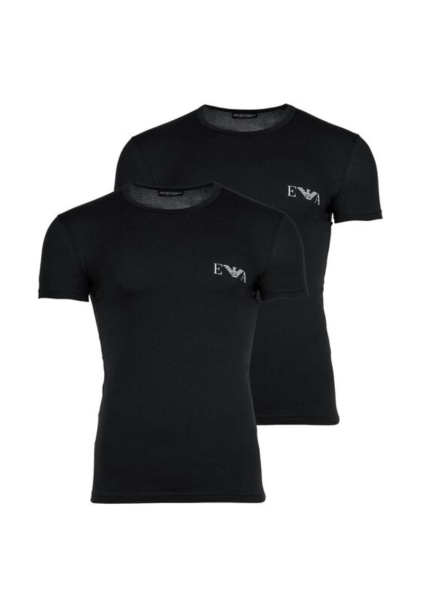 Emporio Armani T-Shirt 30554 Czarny Slim Fit. Kolor: czarny