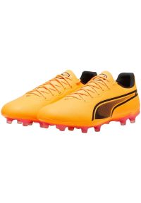Buty piłkarskie Puma King Pro FG/AG M 107566 06 pomarańczowe. Kolor: pomarańczowy. Materiał: materiał. Szerokość cholewki: normalna. Sport: piłka nożna #3