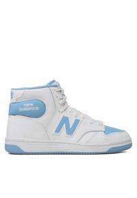 New Balance Sneakersy BB480SCC Biały. Kolor: biały. Materiał: skóra