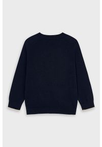 Mayoral - Sweter dziecięcy 92-134 cm. Okazja: na co dzień. Kolor: niebieski. Materiał: bawełna, materiał, dzianina, poliamid. Długość rękawa: raglanowy rękaw. Wzór: gładki. Styl: casual #3