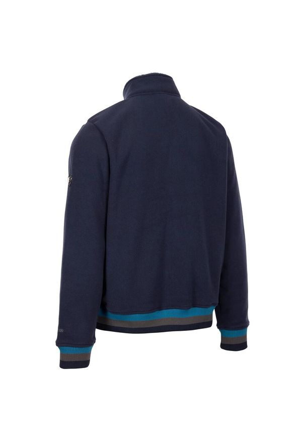 TRESPASS - Męska Bluza Polarowa Elford AT300. Kolor: niebieski. Materiał: polar. Sezon: zima. Styl: sportowy. Sport: turystyka piesza