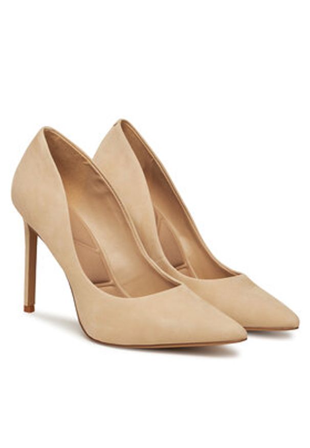 Aldo Szpilki Stessy 2.0 13968412 Beżowy. Kolor: beżowy. Materiał: skóra, zamsz. Obcas: na szpilce