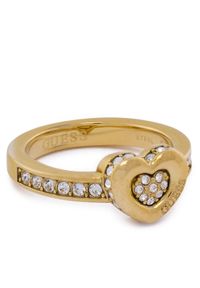 Guess Pierścionek JUBR05 464JW Złoty. Materiał: metalowe. Kolor: złoty