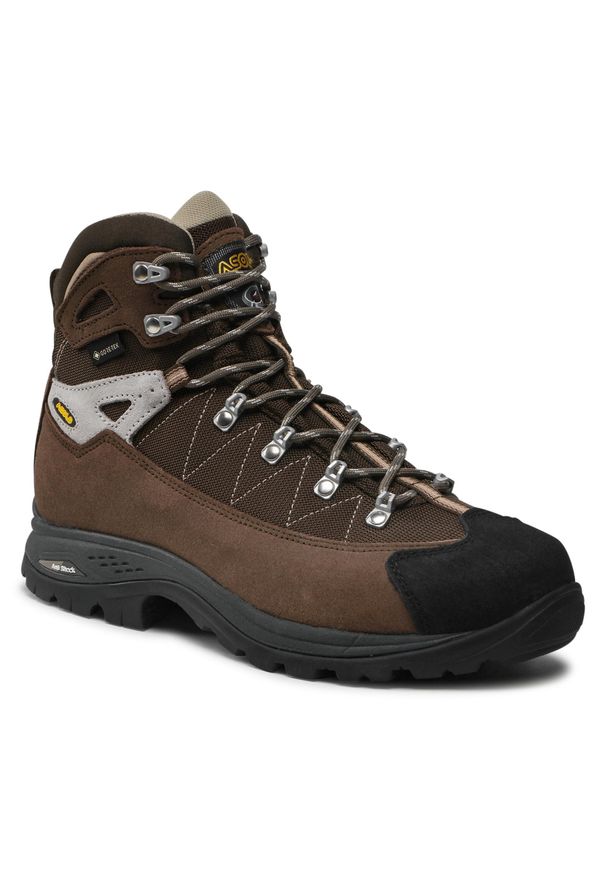 Trekkingi Asolo Finder Gv Mm GORE-TEX A23102 00 B041 Almond/Brown. Kolor: brązowy. Materiał: materiał. Technologia: Gore-Tex. Sport: turystyka piesza