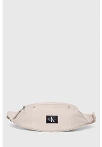 Calvin Klein Jeans nerka kolor beżowy. Kolor: beżowy. Materiał: poliester
