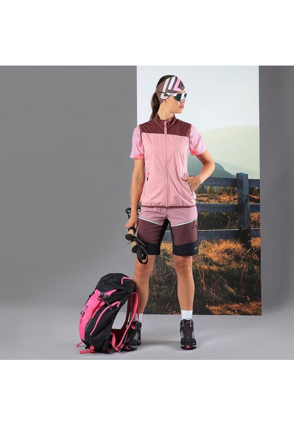 Kamizelka damska CMP. Kolor: różowy. Sport: turystyka piesza