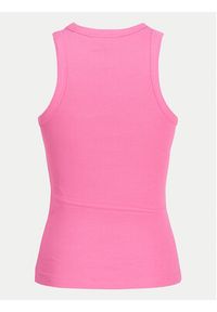 JJXX Top 12224661 Różowy Rib Fit. Kolor: różowy. Materiał: bawełna #8