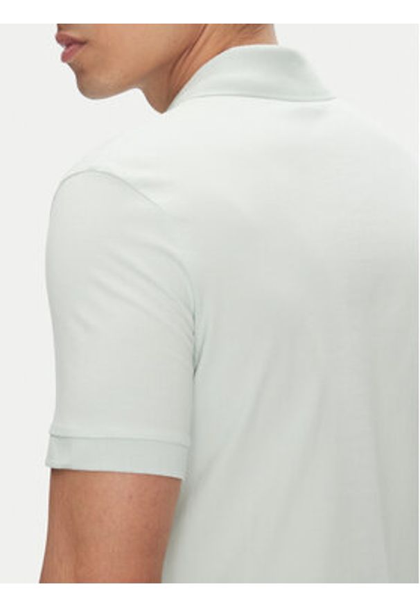 BOSS Polo Passenger 50507803 Niebieski Slim Fit. Typ kołnierza: polo. Kolor: niebieski. Materiał: bawełna