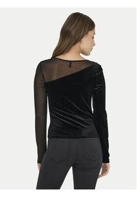 only - ONLY Bluzka Smooth 15360668 Czarny Slim Fit. Kolor: czarny. Materiał: syntetyk #3