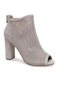 Sergio Bardi Botki W17SS715-14Z-SB Beżowy. Kolor: beżowy. Materiał: zamsz, skóra