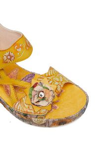 Laura Vita Sandały Facdiao 42 Żółty. Kolor: żółty. Materiał: skóra #6