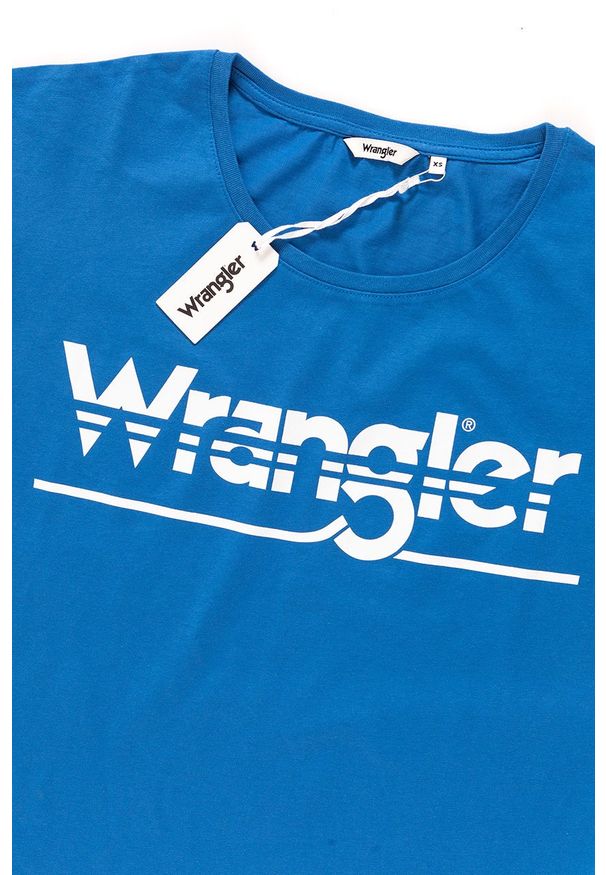 Wrangler - WRANGLER T SHIRT DAMSKI SS GRAPHIC TEE DEEP WATER W7Z02EVDF 112132145