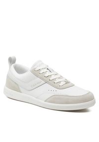 Calvin Klein Sneakersy Low Top Lace Up Lth Mix HM0HM00851 Biały. Kolor: biały. Materiał: skóra