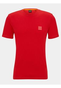 BOSS - Boss T-Shirt Tales 50472584 Czerwony Relaxed Fit. Kolor: czerwony. Materiał: bawełna